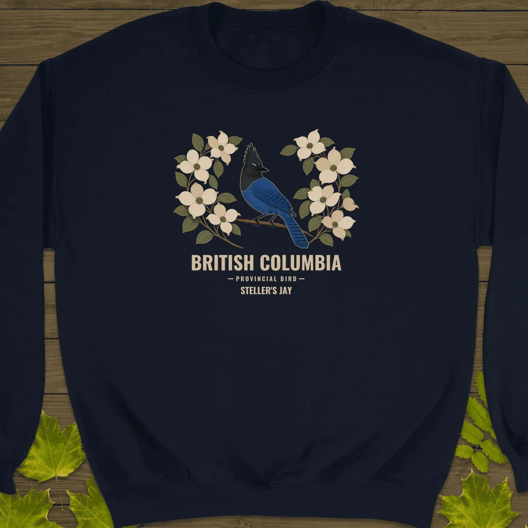 British Columbia Steller's Jay Sweatshirt in Navy