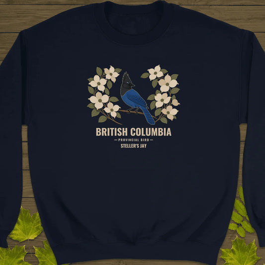 British Columbia Provincial Bird Sweatshirt in Navy