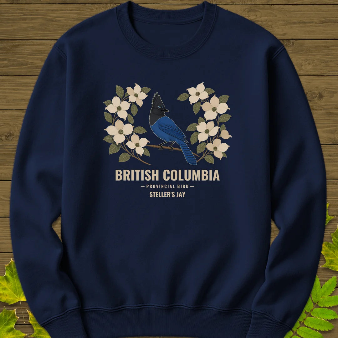 British Columbia Provincial Bird Sweatshirt in Navy