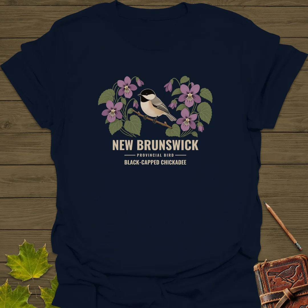 New Brunswick Provincial Bird T-Shirt in Navy