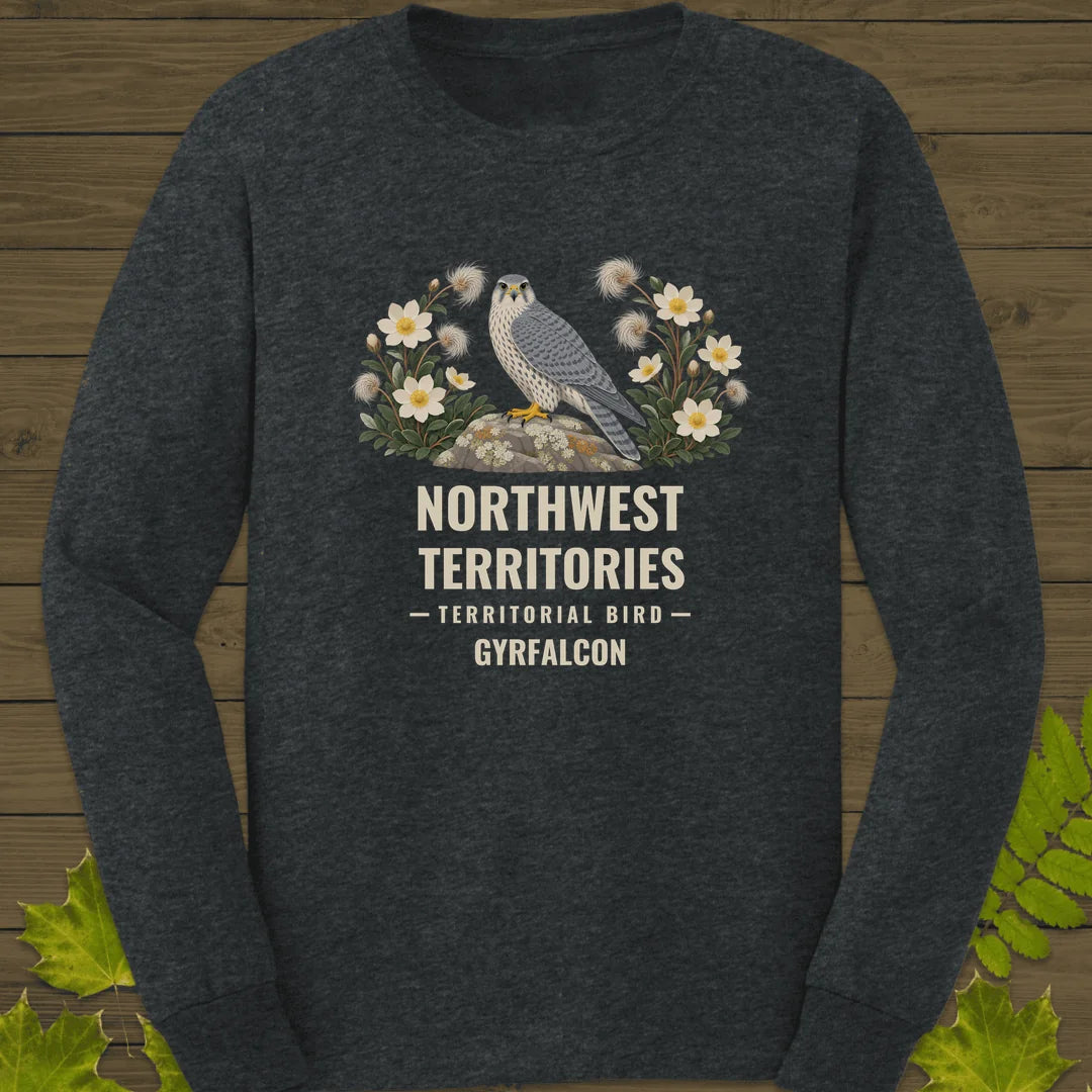 Northwest Territories Bird Long Sleeve in Dark Heather
