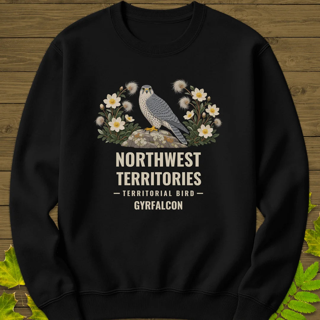 Northwest Territories Bird Sweatshirt in Black
