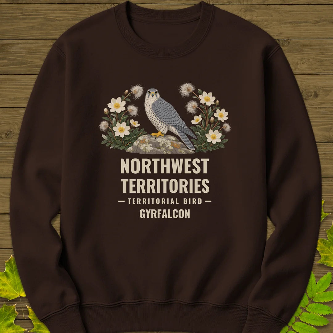 Northwest Territories Bird Sweatshirt in Dark Chocolate