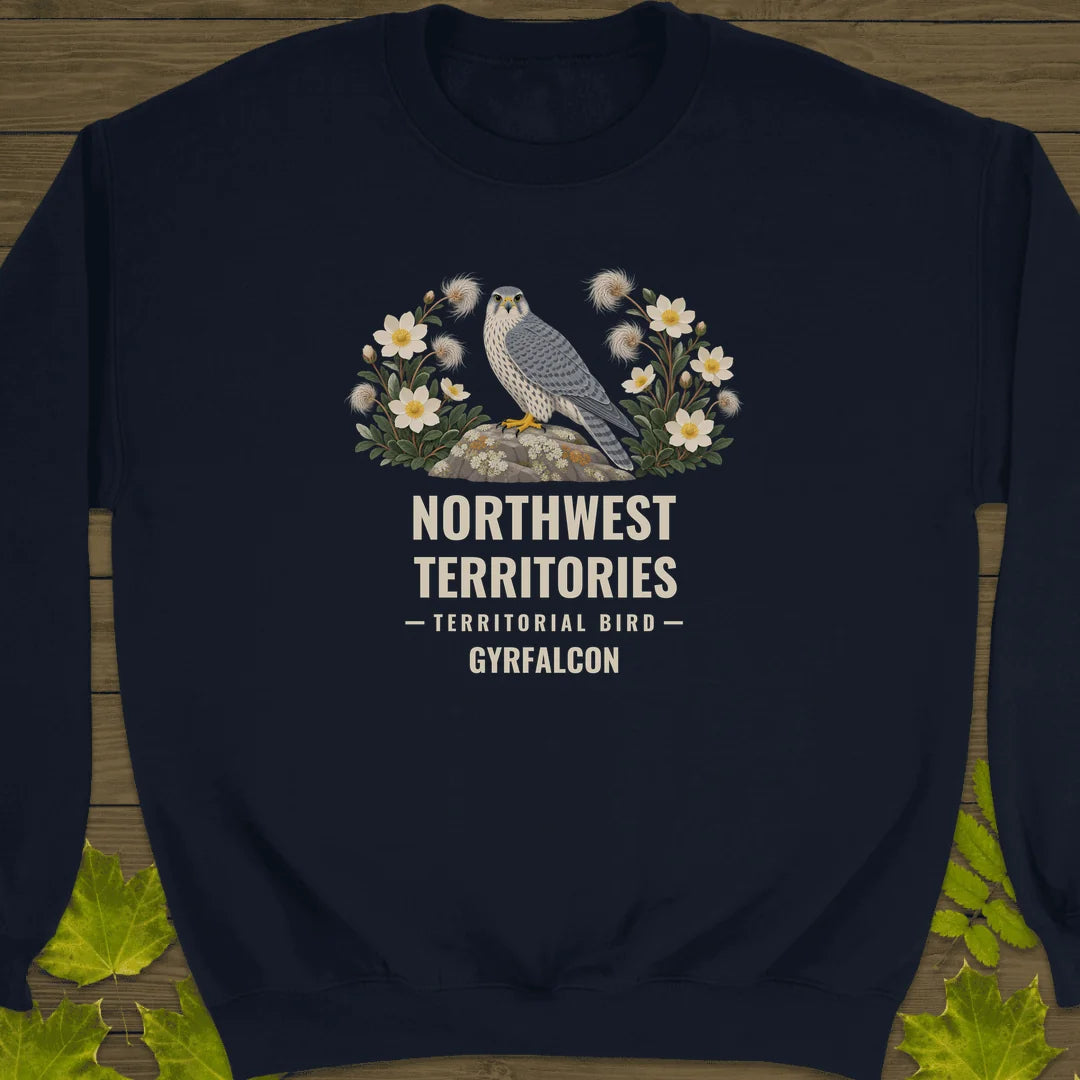 Northwest Territories Bird Sweatshirt in Navy