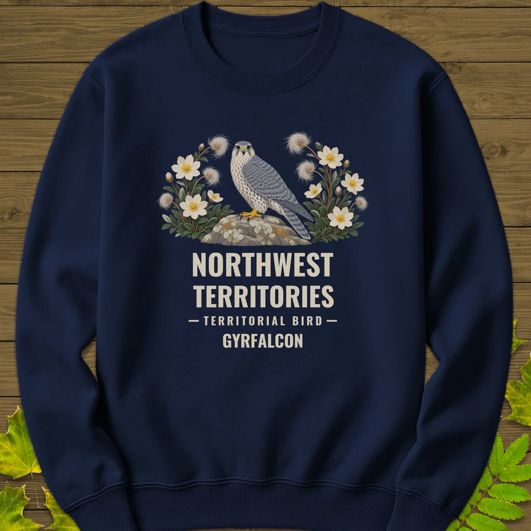 Northwest Territories Bird Sweatshirt in Navy
