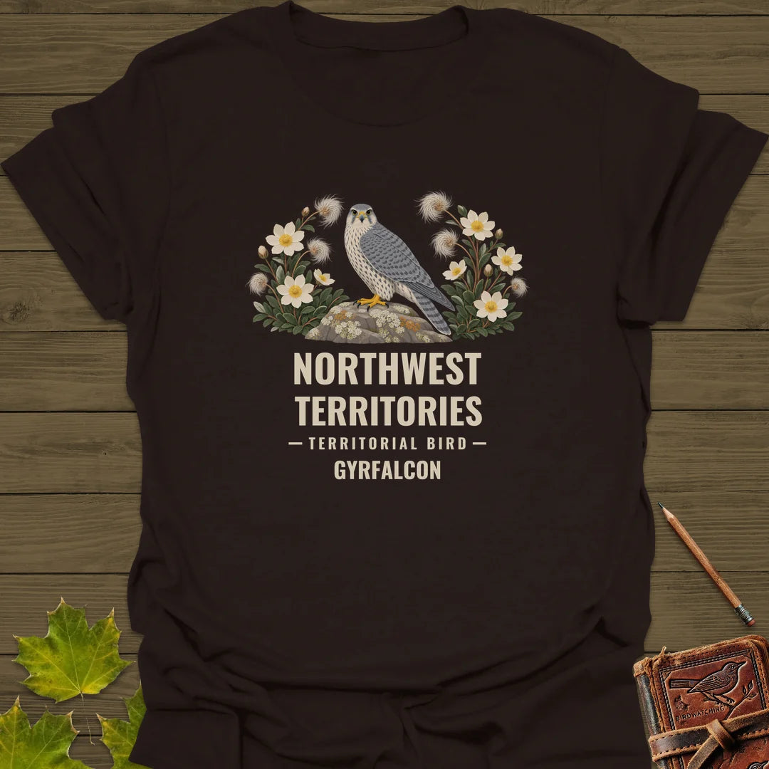 Northwest Territories Bird T-Shirt in Dark Chocolate