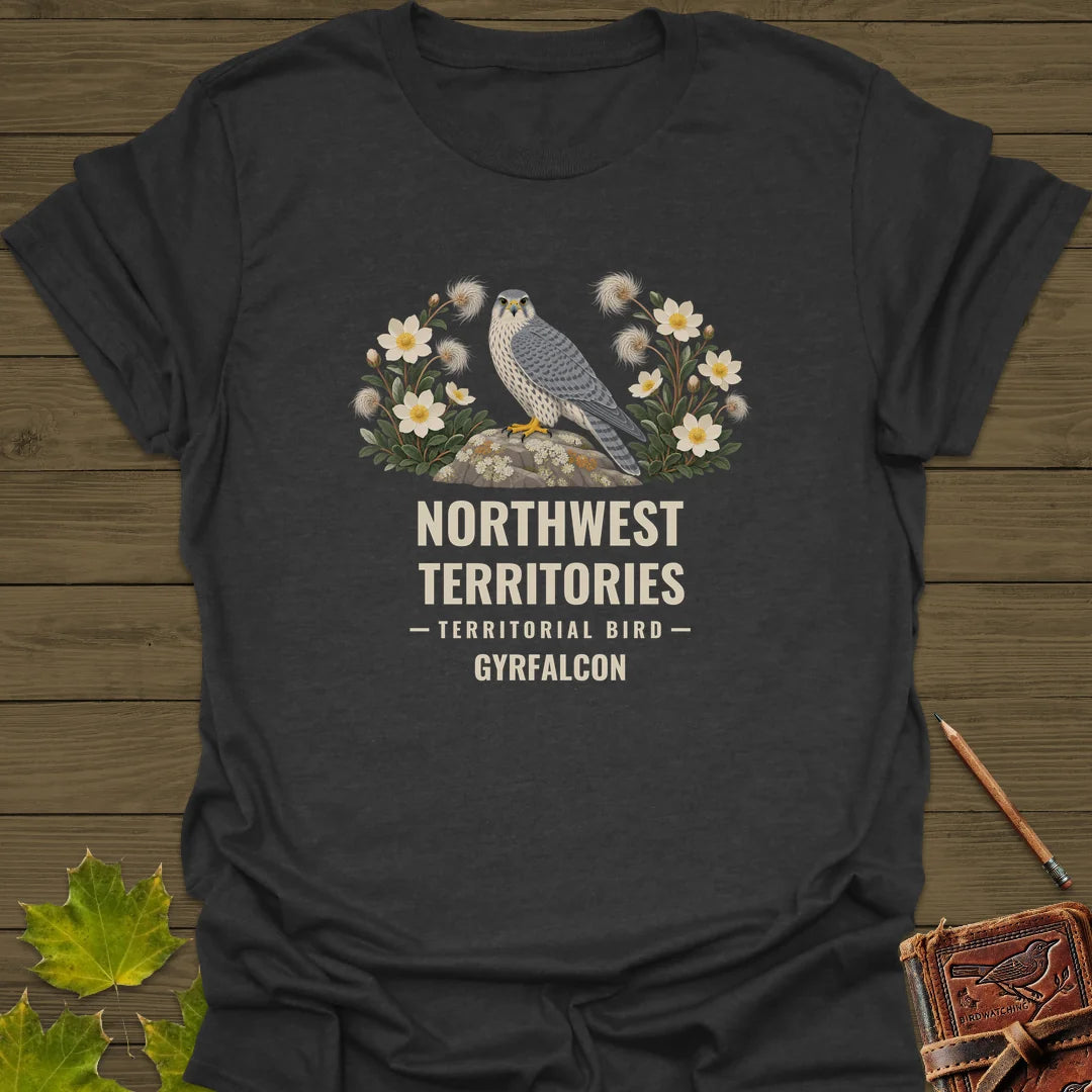 Northwest Territories Bird T-Shirt in Dark Heather