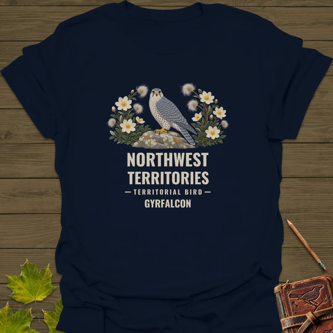 Northwest Territories Bird T-Shirt in Navy