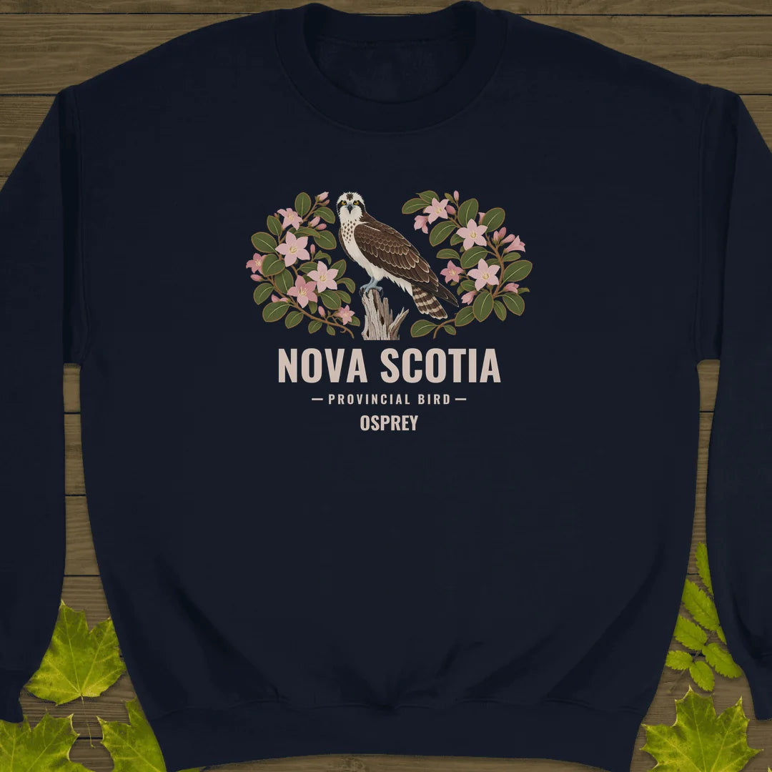 Nova Scotia Provincial Bird Sweatshirt in Navy