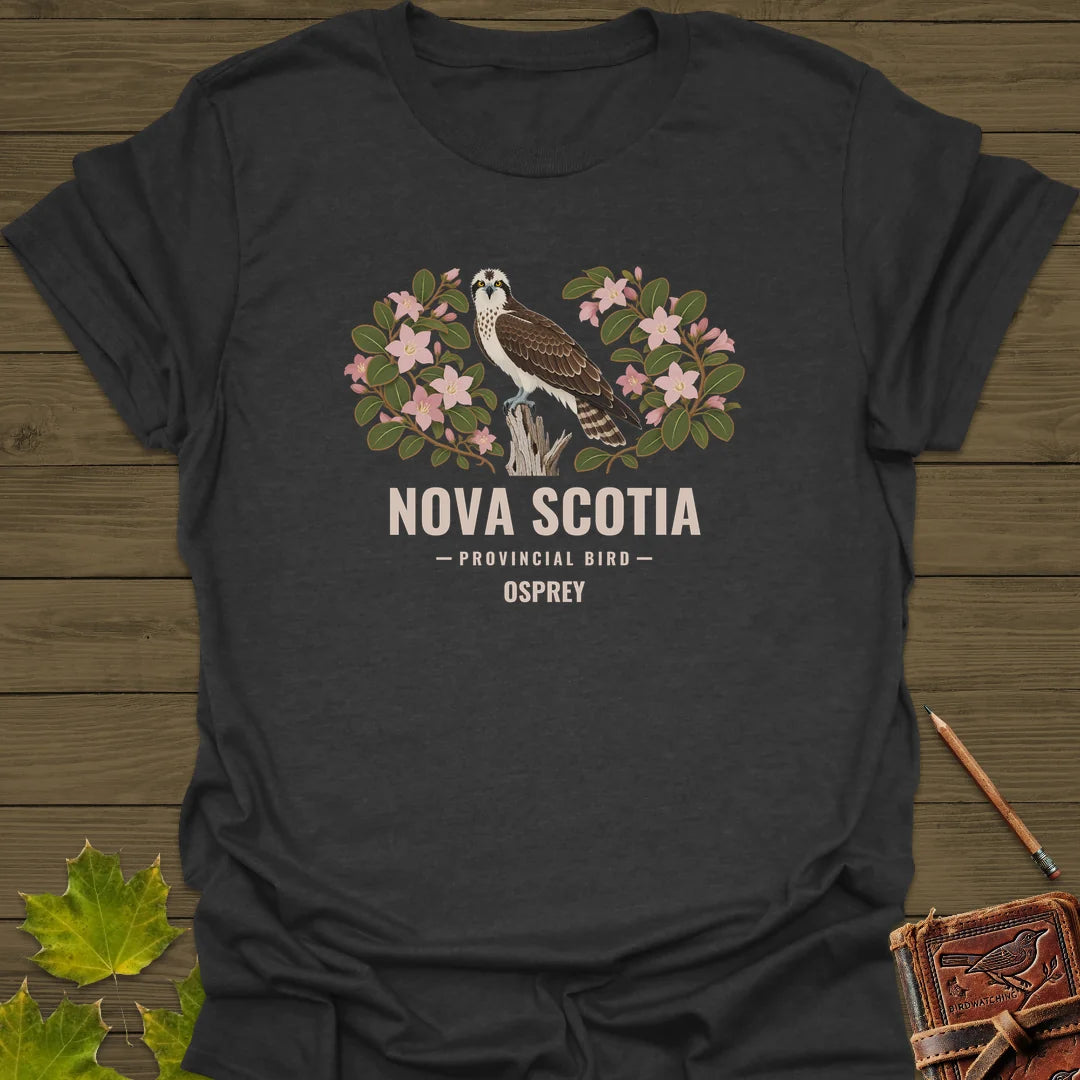 Nova Scotia Provincial Bird T-Shirt in Dark Heather