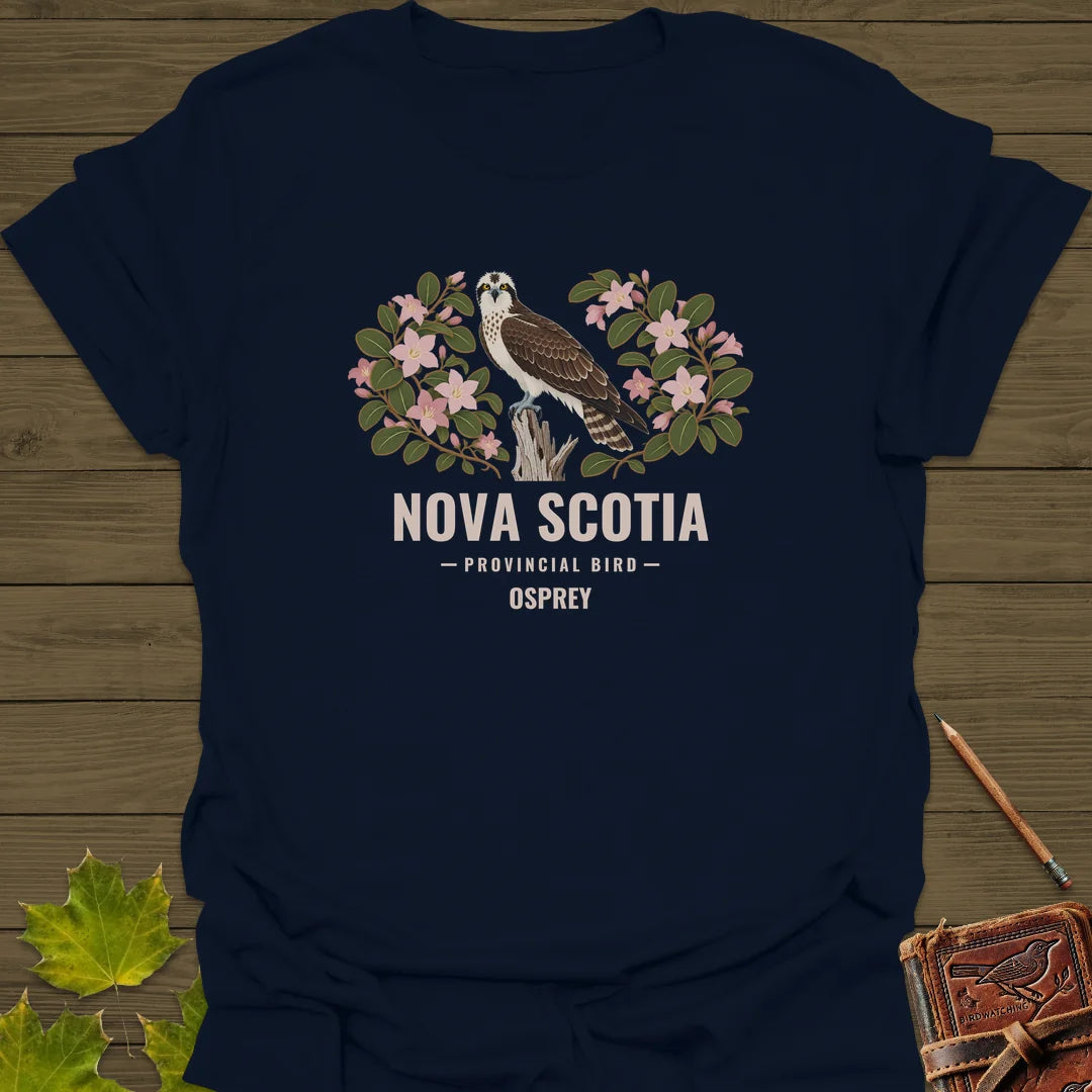 Nova Scotia Provincial Bird T-Shirt in Navy