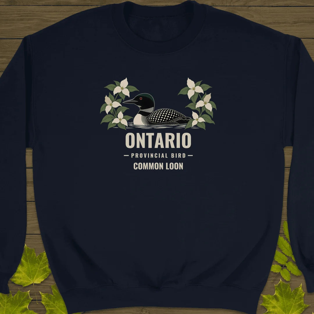 Ontario Provincial Bird Sweatshirt in Navy