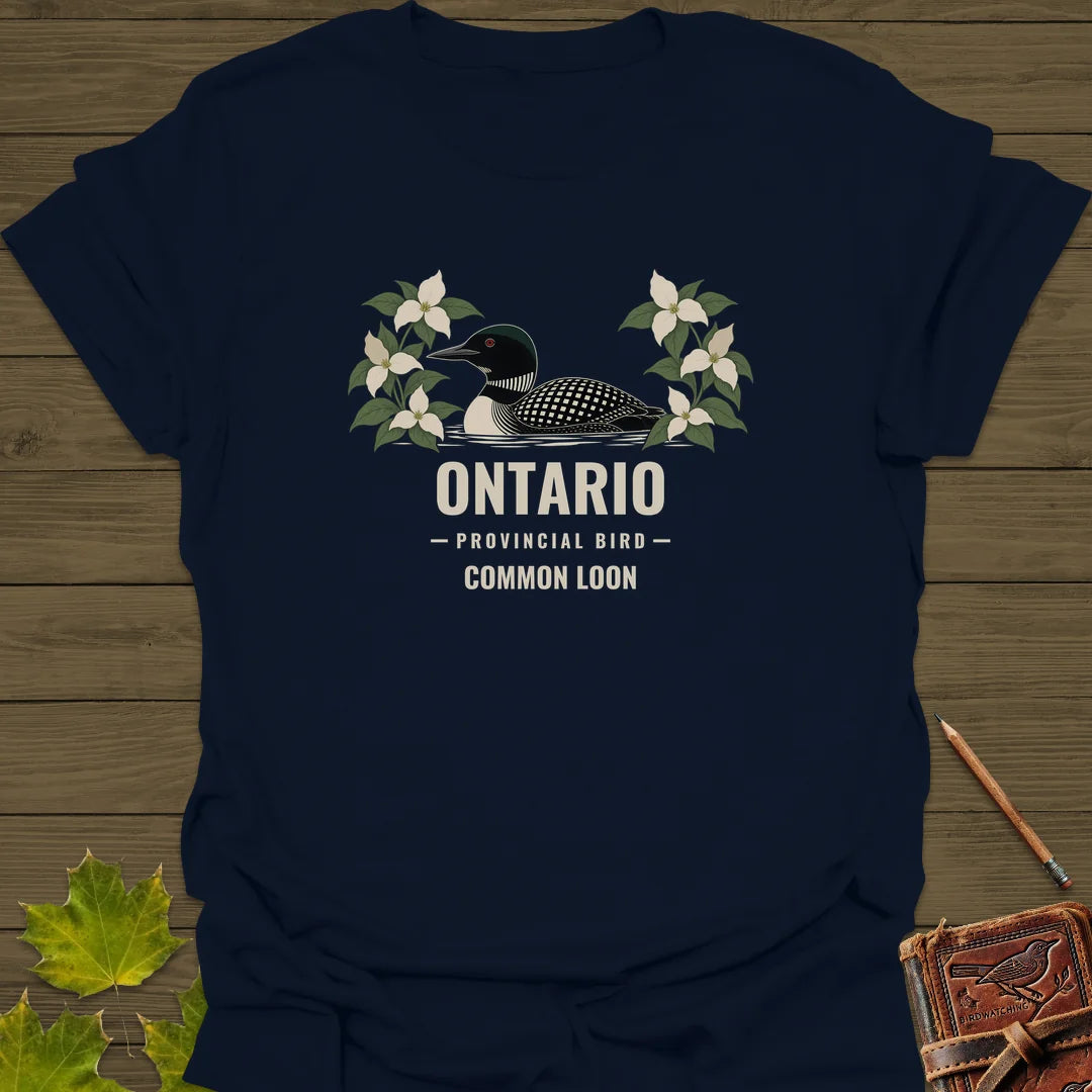 Ontario Provincial Bird T-Shirt in Navy