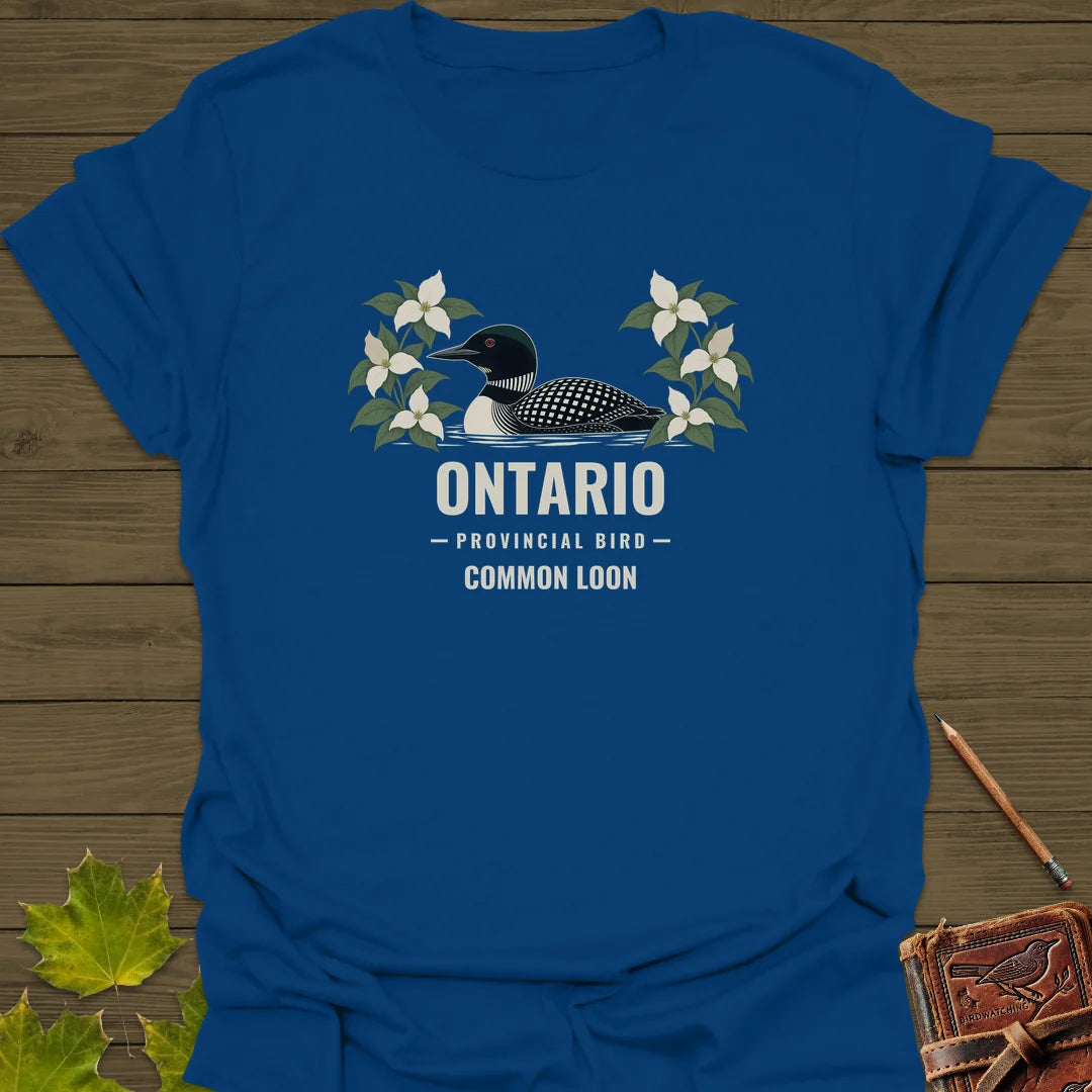 Ontario Provincial Bird T-Shirt in Royal