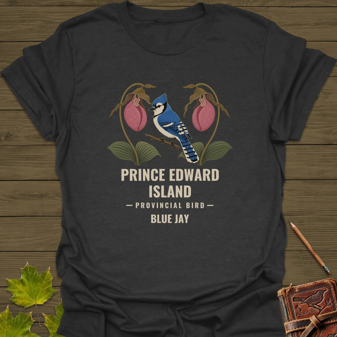 Prince Edward Island Provincial Bird T-Shirt in Dark Heather