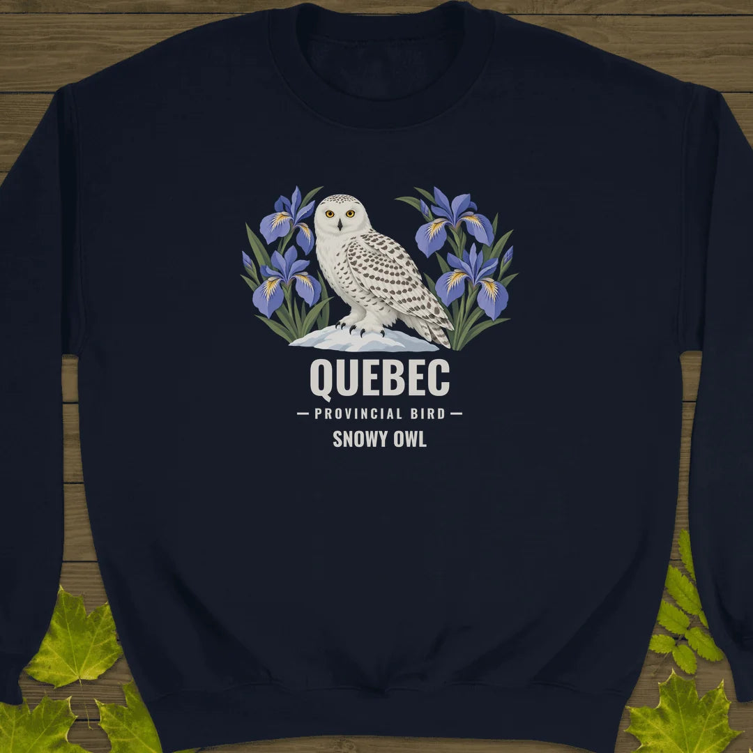 Quebec Provincial Bird Sweatshirt in Navy