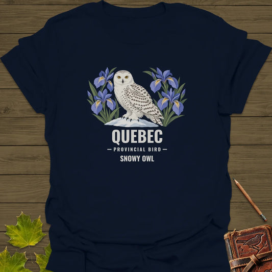 Quebec Provincial Bird T-Shirt in Navy