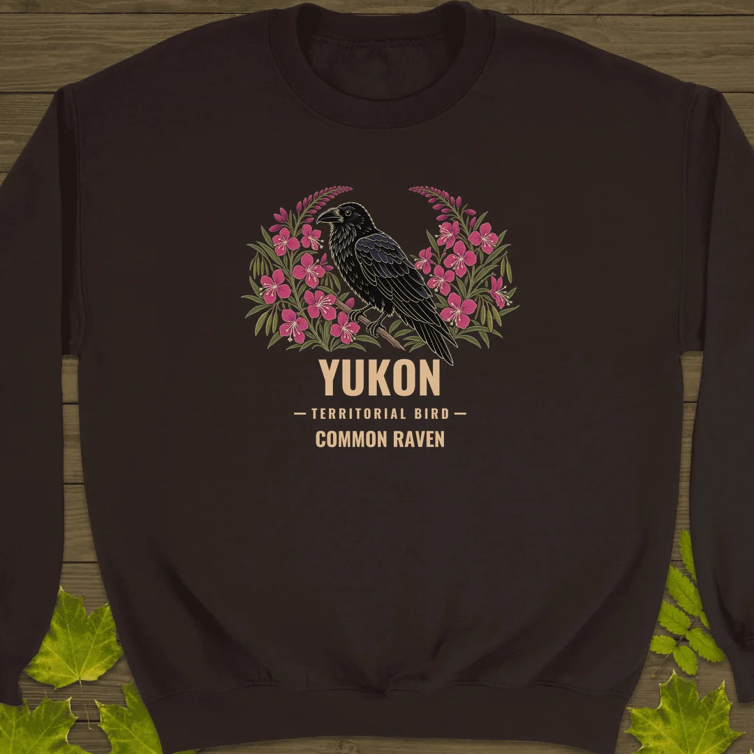Yukon Territorial Bird Sweatshirt in Dark Chocolate