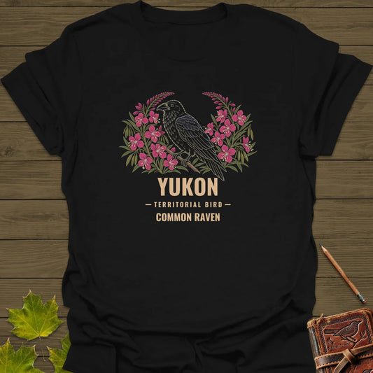 Yukon Territorial Bird T-Shirt in Black