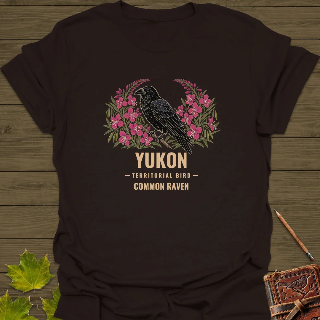 Yukon Territorial Bird T-Shirt in Dark Chocolate