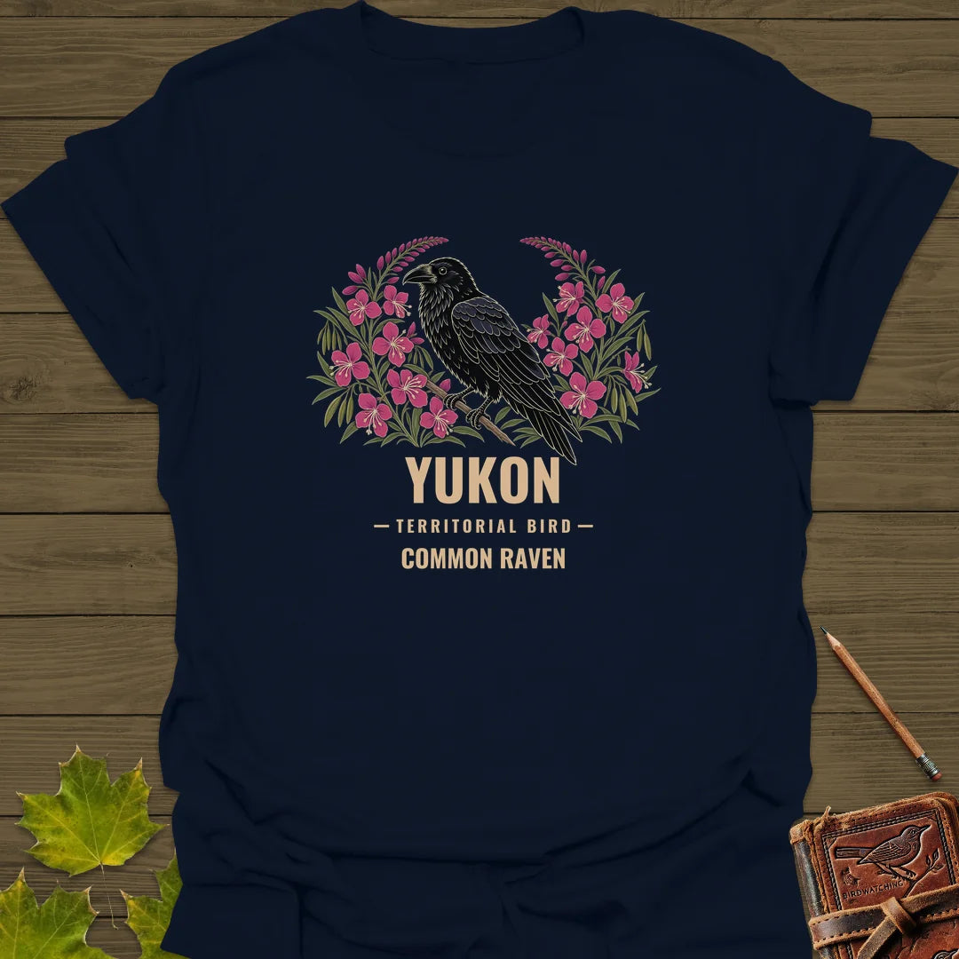 Yukon Territorial Bird T-Shirt in Navy