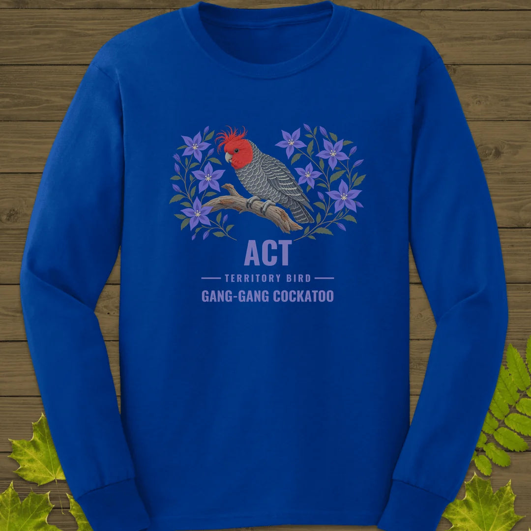 Australian Capital Territory Bird Long Sleeve in Royal