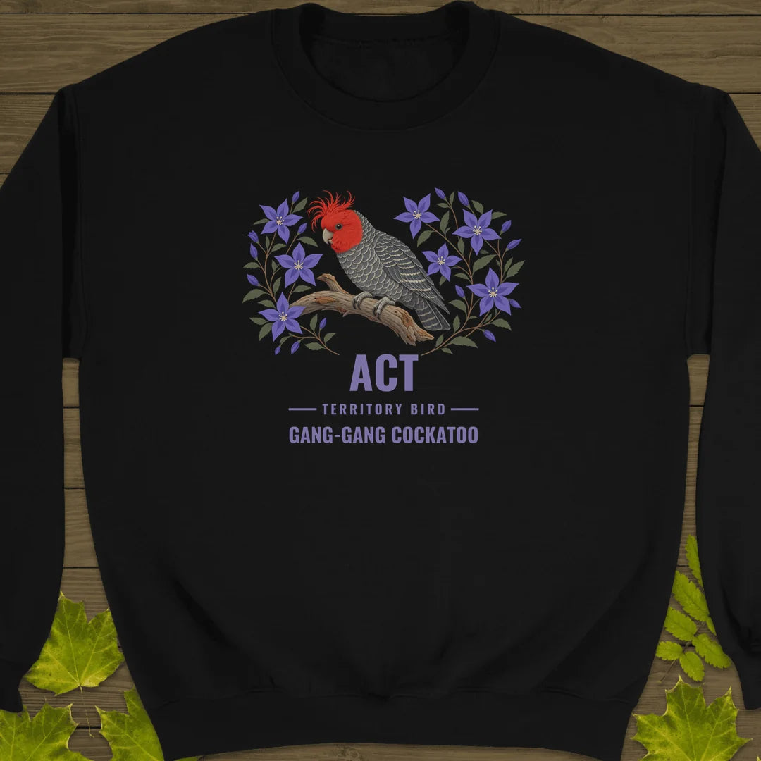 Australian Capital Territory Bird Sweatshirt in Black