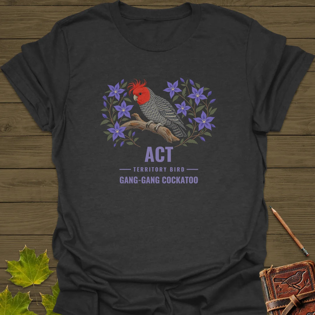 Australian Capital Territory Bird T-Shirt in Dark Heather