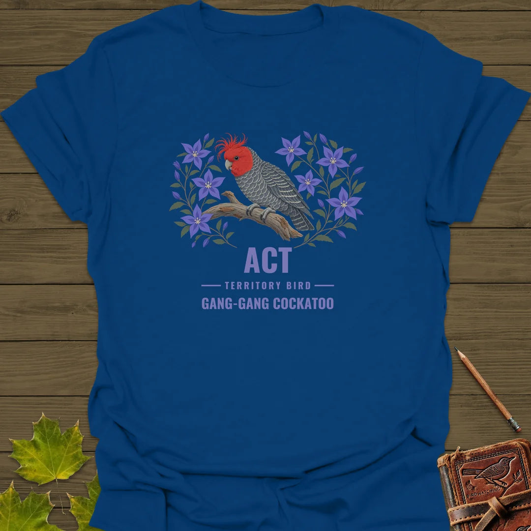 Australian Capital Territory Bird T-Shirt in Royal