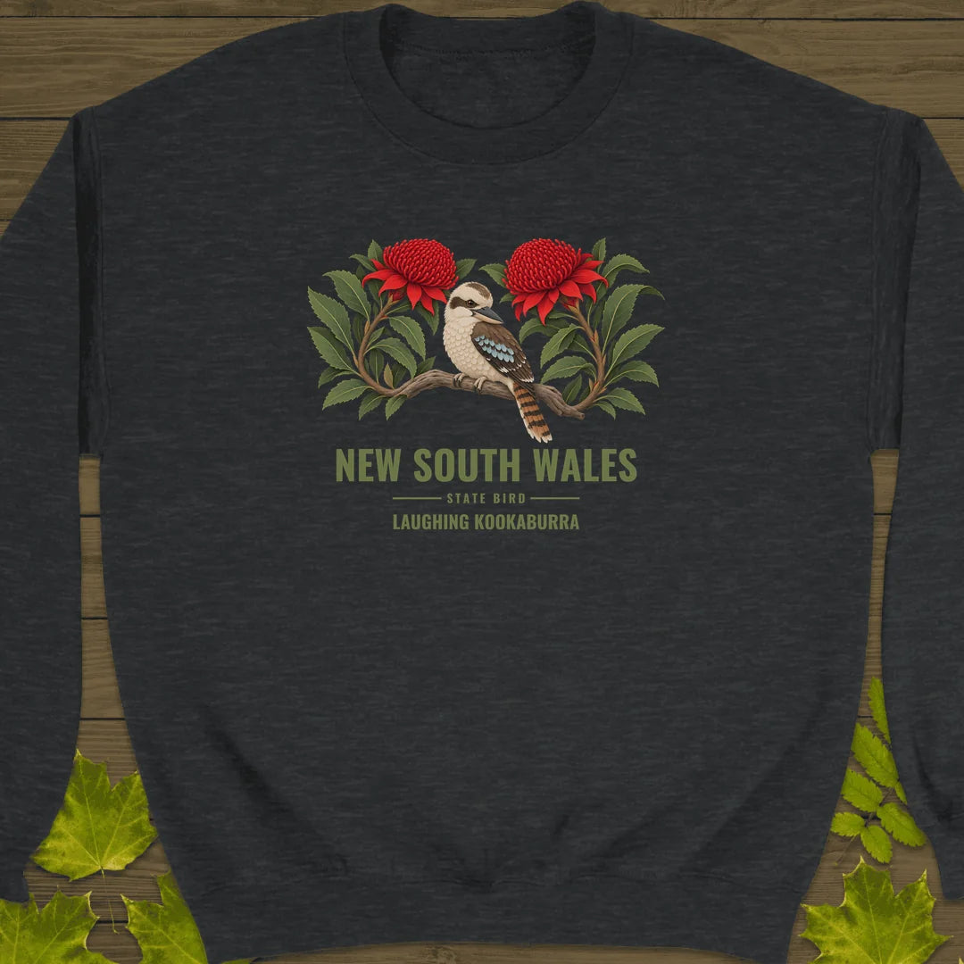 New South Wales State Bird Sweatshirt in Dark Heather