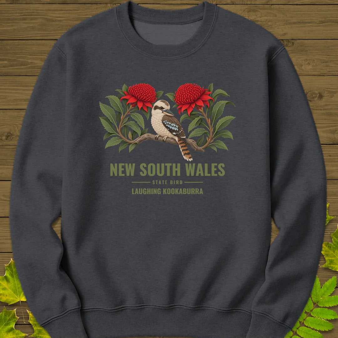 New South Wales State Bird Sweatshirt in Dark Heather