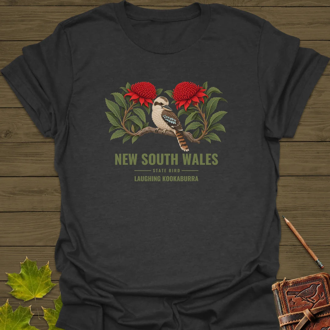 New South Wales State Bird T-Shirt in Dark Heather