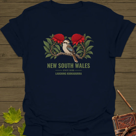 New South Wales State Bird T-Shirt in Navy