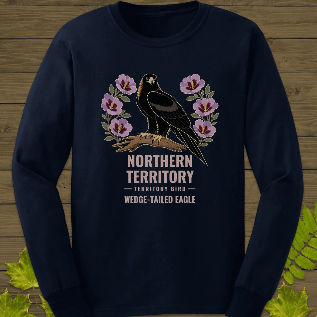 Northern Territory Bird Long Sleeve in Navy