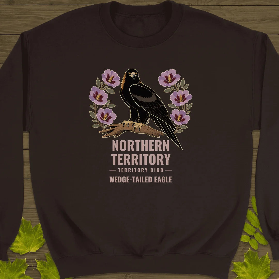 Northern Territory Bird Sweatshirt in Dark Chocolate