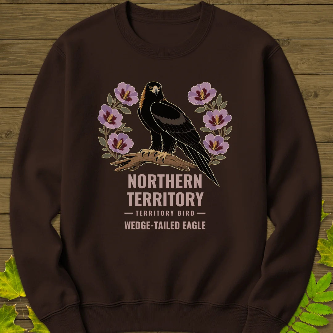 Northern Territory Bird Sweatshirt in Dark Chocolate