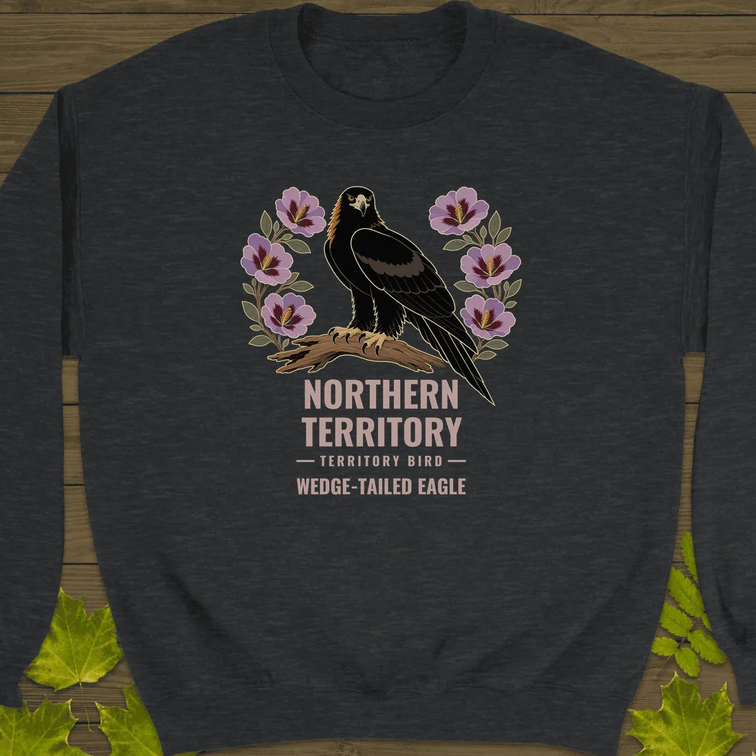 Northern Territory Bird Sweatshirt in Dark Heather