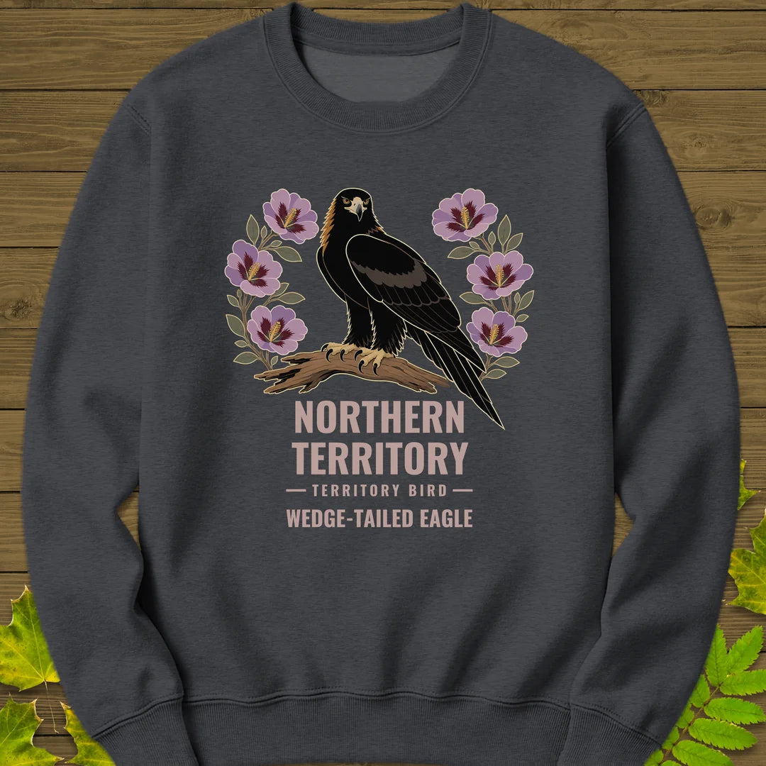 Northern Territory Bird Sweatshirt in Dark Heather