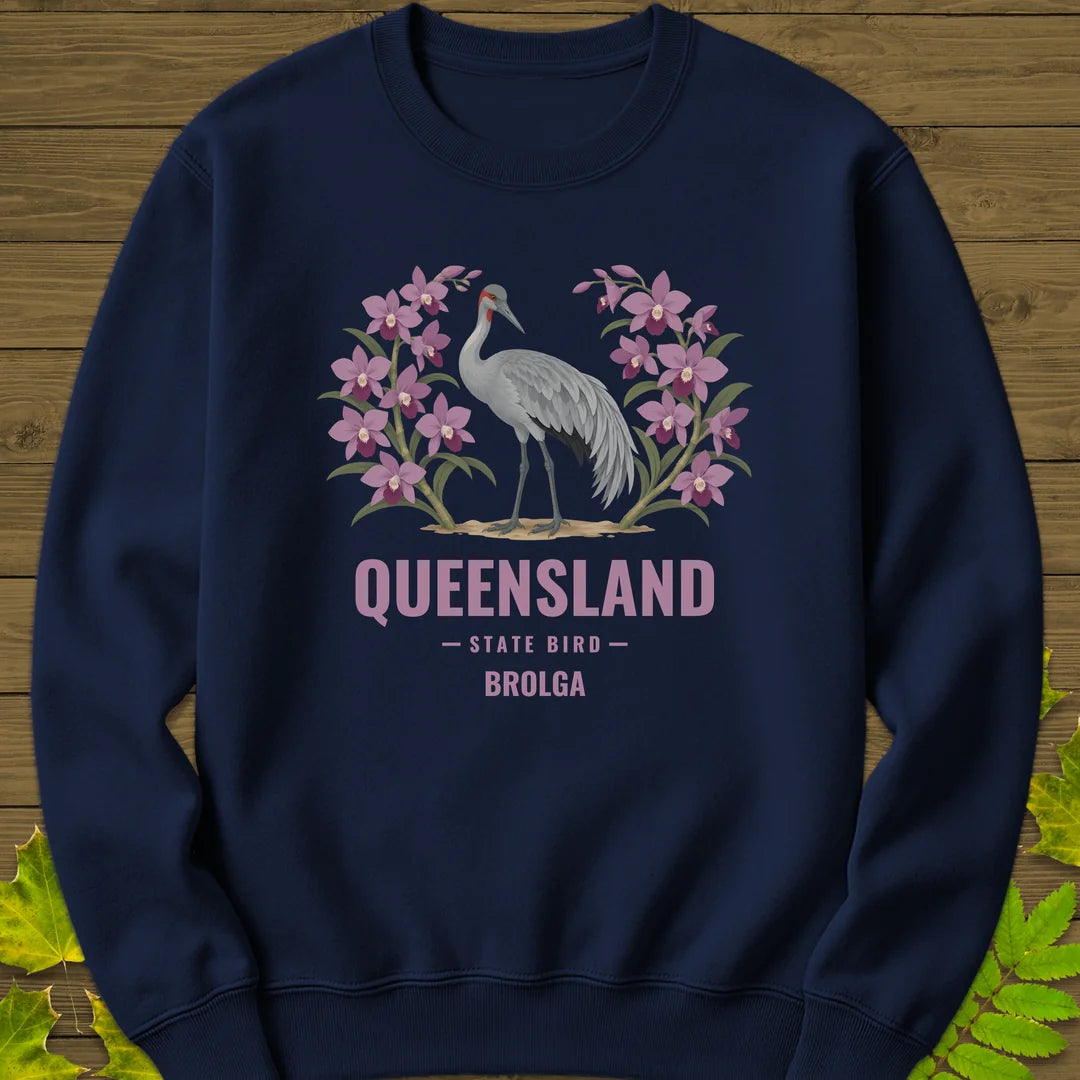 Queensland State Bird Sweatshirt in Navy