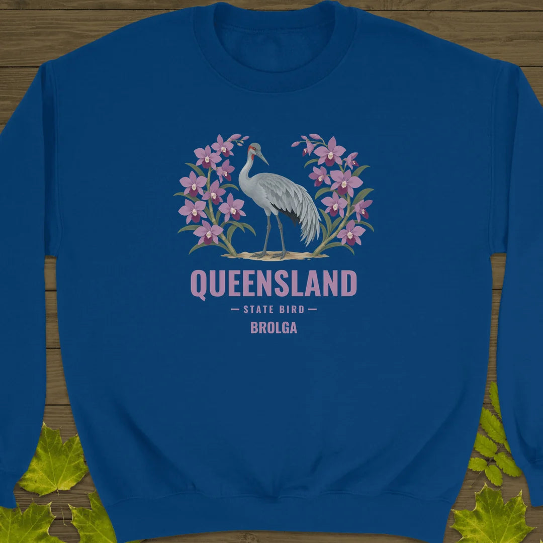 Queensland State Bird Sweatshirt in Royal