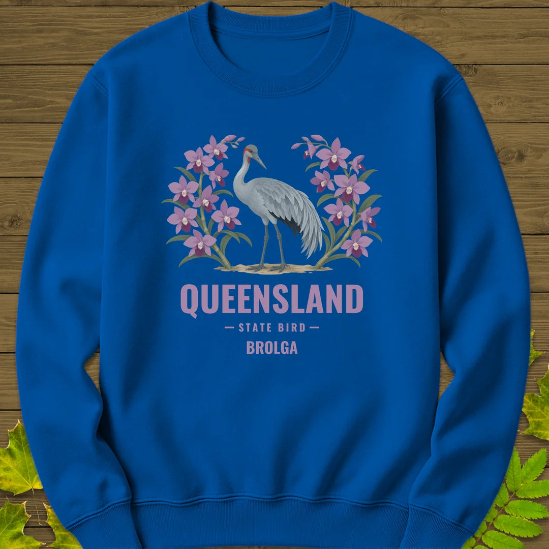 Queensland State Bird Sweatshirt in Royal