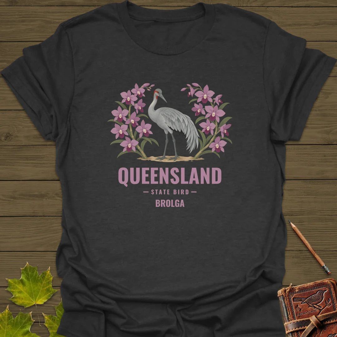Queensland State Bird T-Shirt in Dark Heather