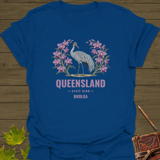Queensland State Bird T-Shirt in Royal