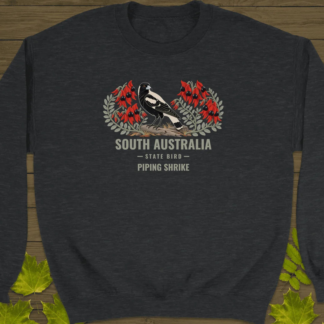 South Australia State Bird Sweatshirt in Dark Heather