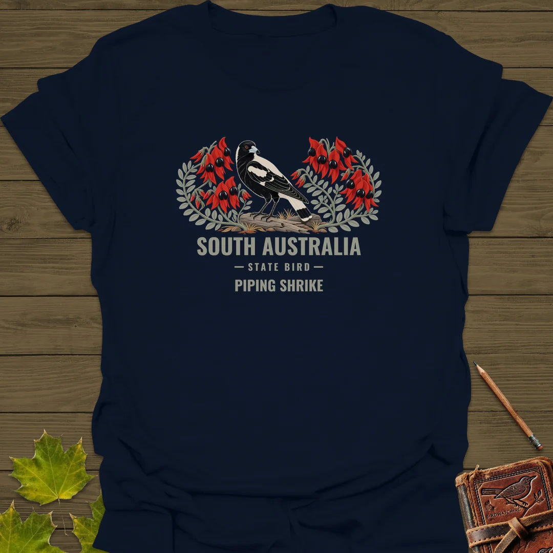 South Australia State Bird T-Shirt in Navy