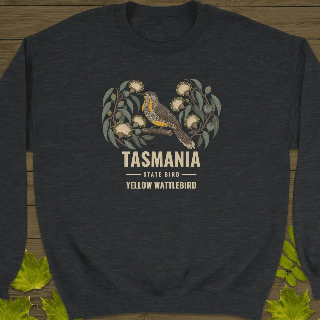 Tasmania State Bird Sweatshirt in Dark Heather