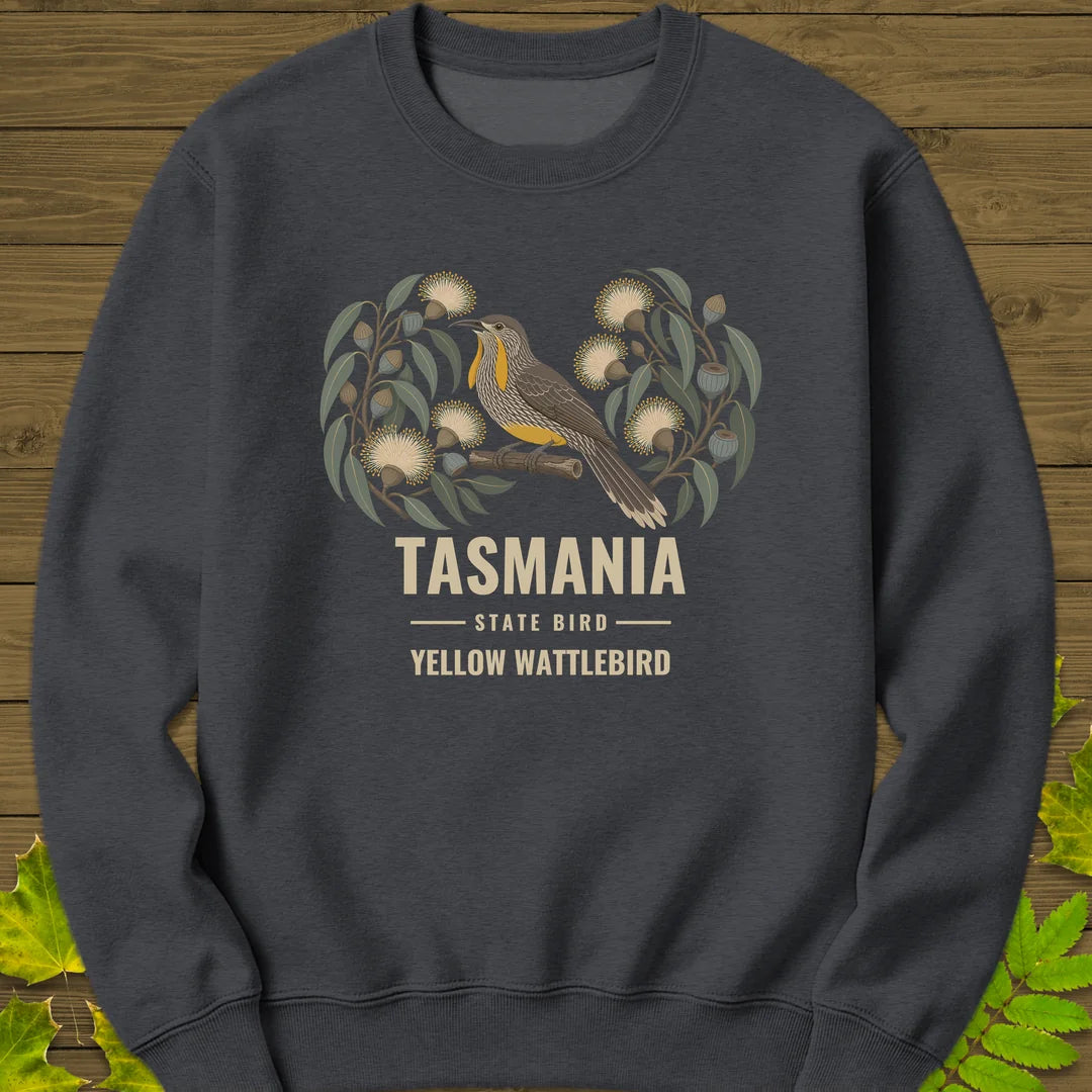 Tasmania State Bird Sweatshirt in Dark Heather