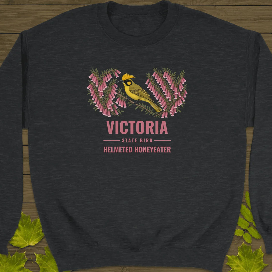 Victoria State Bird Sweatshirt in Dark Heather