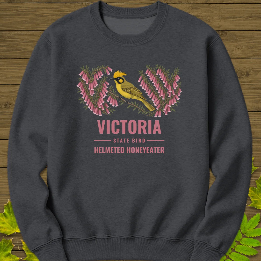 Victoria State Bird Sweatshirt in Dark Heather