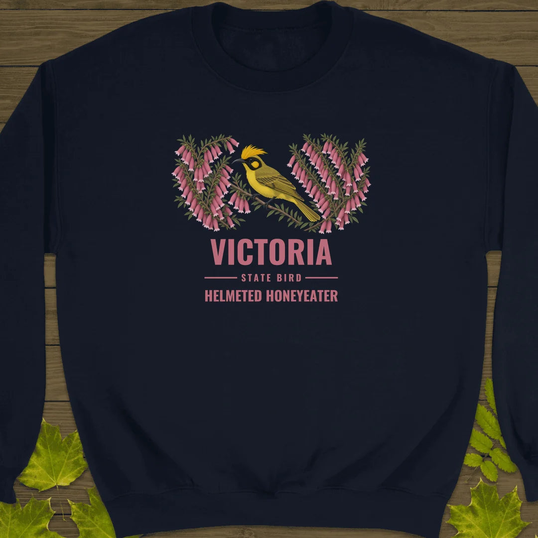 Victoria State Bird Sweatshirt in Navy